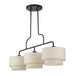 Livex Lighting - 41943-92 - Three Light Linear Chandelier - Manorwood - English Bronze