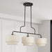 Livex Lighting - 41943-92 - Three Light Linear Chandelier - Manorwood - English Bronze