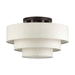 Livex Lighting - 41946-92 - Four Light Semi-Flush Mount - Manorwood - English Bronze