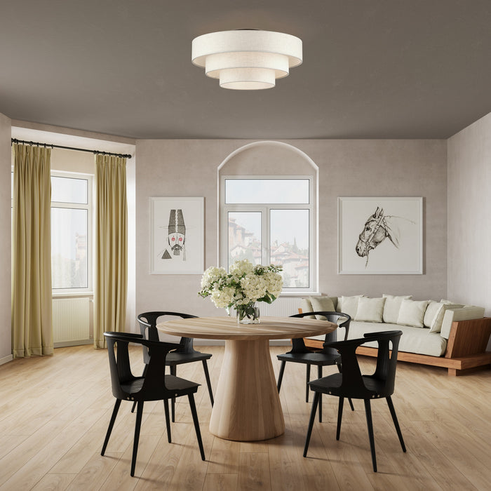 Livex Lighting - 41948-92 - Five Light Semi-Flush Mount - Manorwood - English Bronze