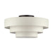 Livex Lighting - 41948-92 - Five Light Semi-Flush Mount - Manorwood - English Bronze
