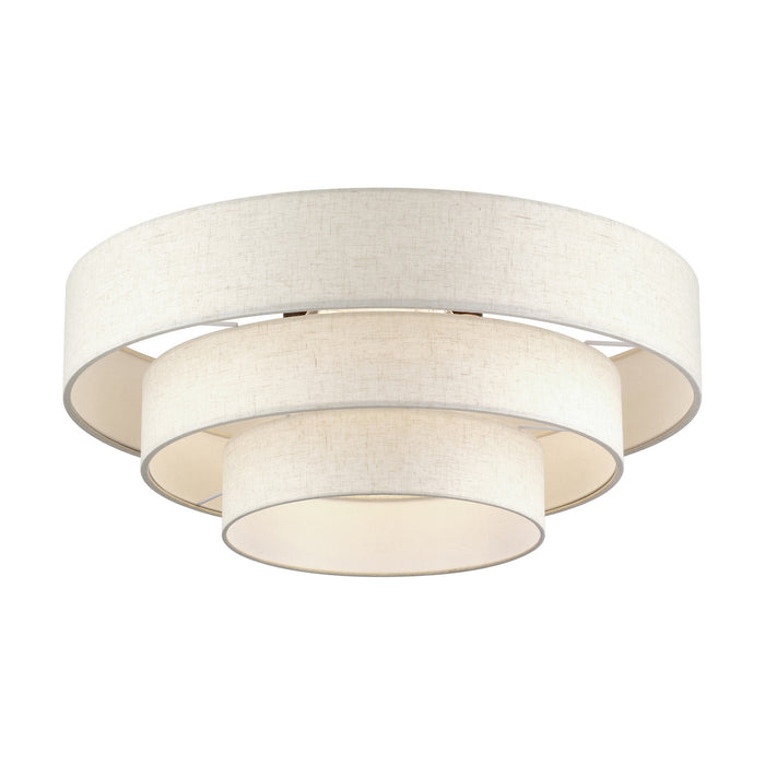 Livex Lighting - 41948-92 - Five Light Semi-Flush Mount - Manorwood - English Bronze