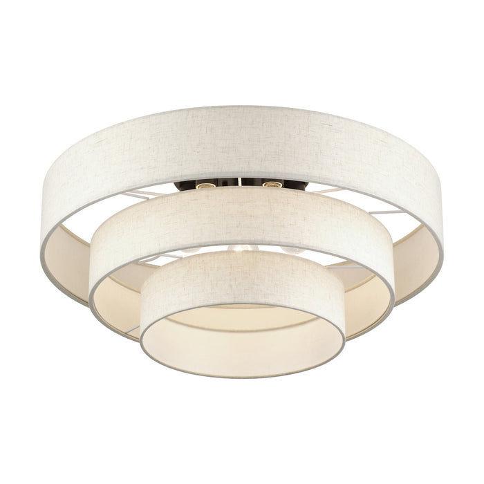 Livex Lighting - 41948-92 - Five Light Semi-Flush Mount - Manorwood - English Bronze