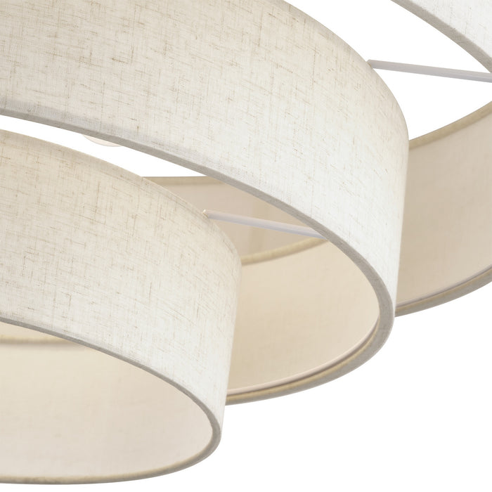 Livex Lighting - 41948-92 - Five Light Semi-Flush Mount - Manorwood - English Bronze