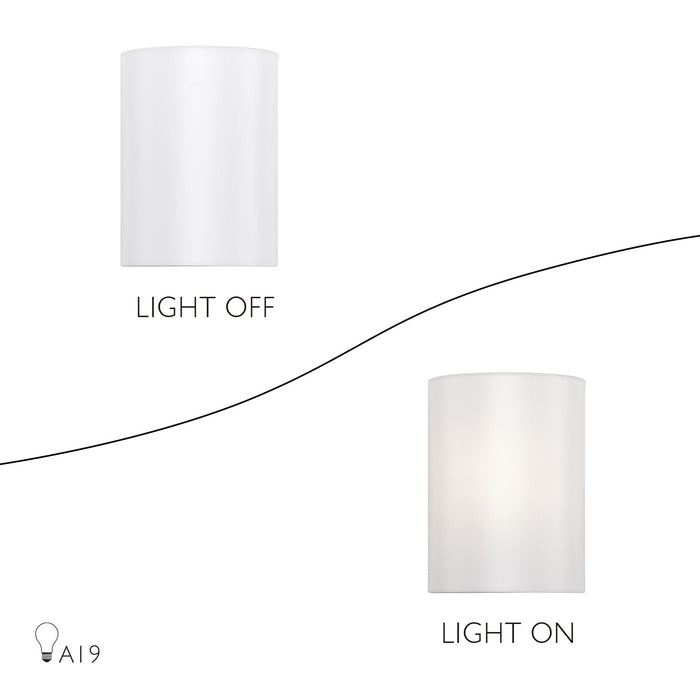 Livex Lighting - 45290-69 - One Light Wall Sconce - Meridian - Shiny White