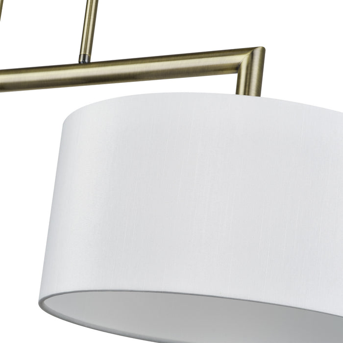 Livex Lighting - 45492-01 - Two Light Linear Chandelier - Meridian - Antique Brass