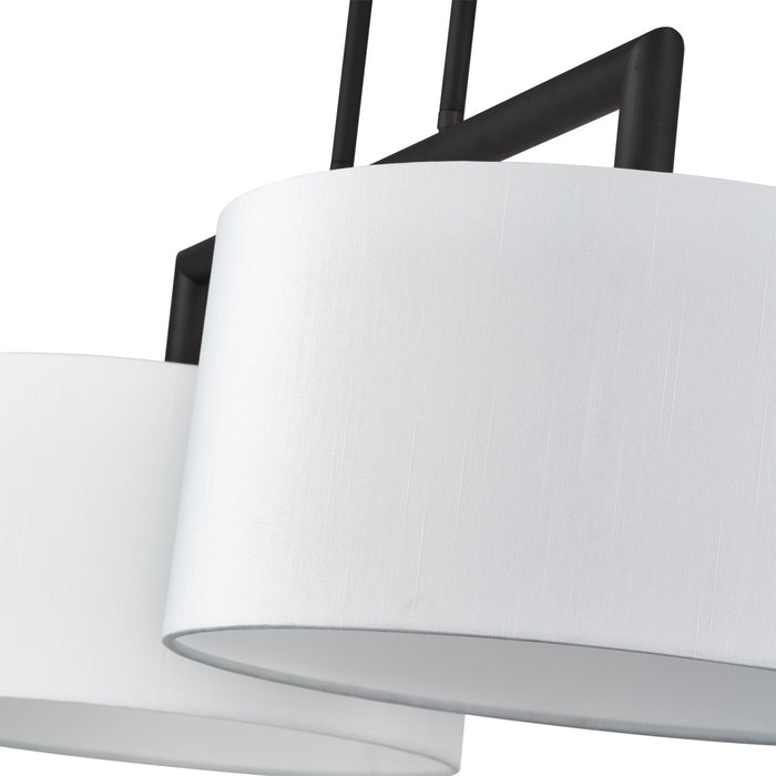 Livex Lighting - 45492-04 - Two Light Linear Chandelier - Meridian - Black