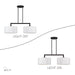 Livex Lighting - 45492-04 - Two Light Linear Chandelier - Meridian - Black