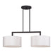 Livex Lighting - 45492-07 - Two Light Linear Chandelier - Meridian - Bronze