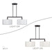 Livex Lighting - 45492-07 - Two Light Linear Chandelier - Meridian - Bronze