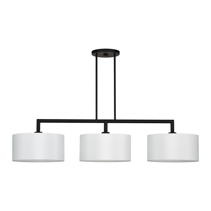 Livex Lighting - 45493-04 - Three Light Linear Chandelier - Meridian - Black