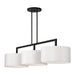 Livex Lighting - 45493-04 - Three Light Linear Chandelier - Meridian - Black