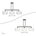 Livex Lighting - 45493-04 - Three Light Linear Chandelier - Meridian - Black