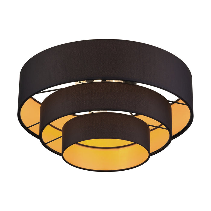 Livex Lighting - 45606-04 - Four Light Semi-Flush Mount - Sentosa - Black