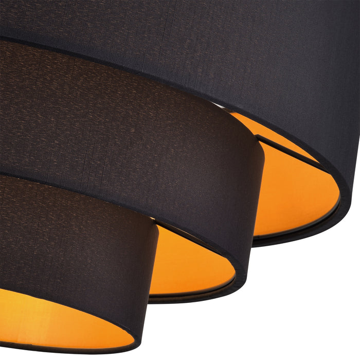 Livex Lighting - 45606-04 - Four Light Semi-Flush Mount - Sentosa - Black