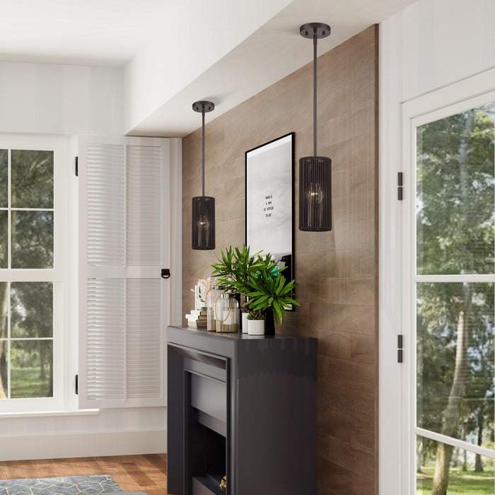 Livex Lighting - 49121-92 - One Light Mini Pendant - Acordia - English Bronze