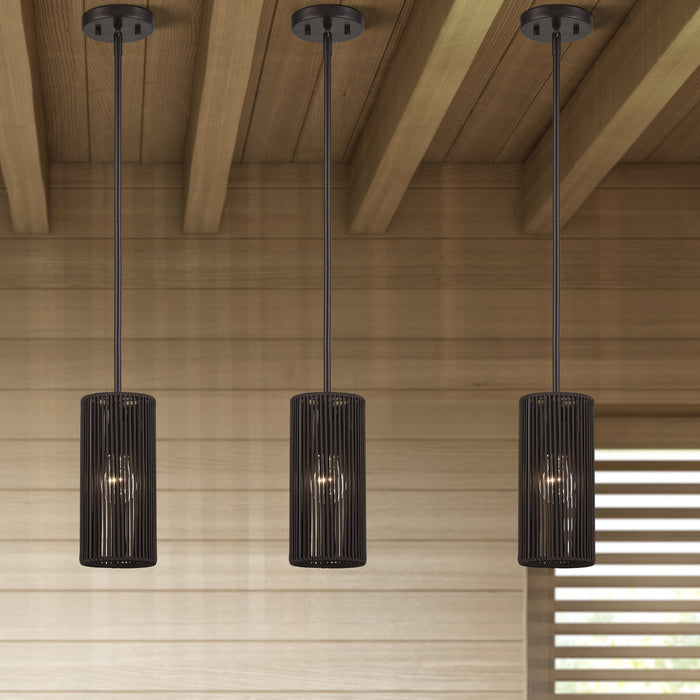 Livex Lighting - 49121-92 - One Light Mini Pendant - Acordia - English Bronze