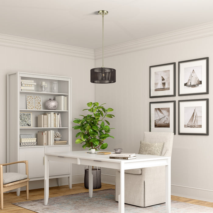 Livex Lighting - 49122-01 - One Light Pendant - Acordia - Antique Brass