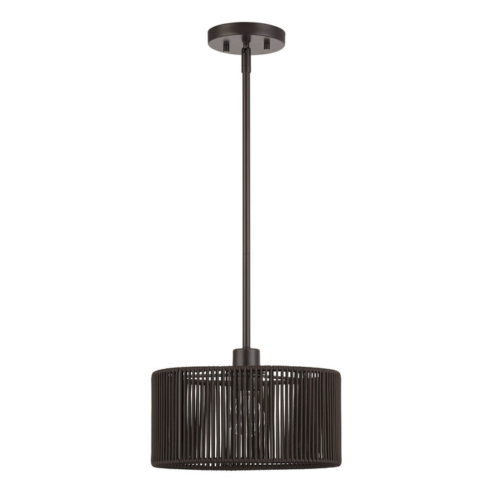 Livex Lighting - 49122-92 - One Light Pendant - Acordia - English Bronze
