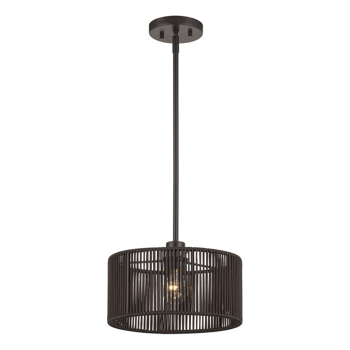 Livex Lighting - 49122-92 - One Light Pendant - Acordia - English Bronze