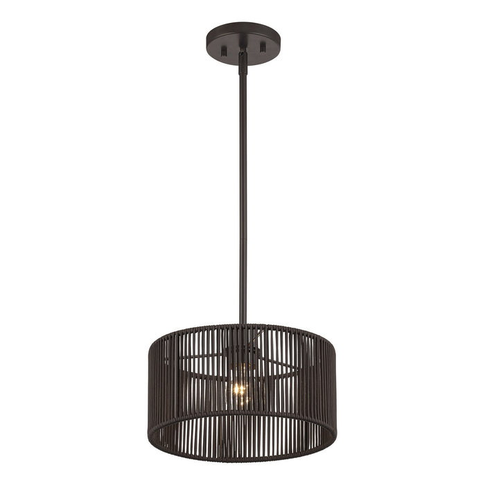 Livex Lighting - 49122-92 - One Light Pendant - Acordia - English Bronze