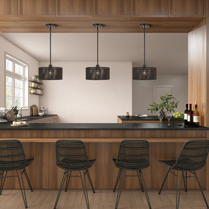 Livex Lighting - 49122-92 - One Light Pendant - Acordia - English Bronze