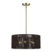 Livex Lighting - 49123-01 - Three Light Chandelier - Acordia - Antique Brass