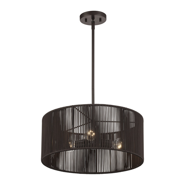 Livex Lighting - 49123-92 - Three Light Chandelier - Acordia - English Bronze