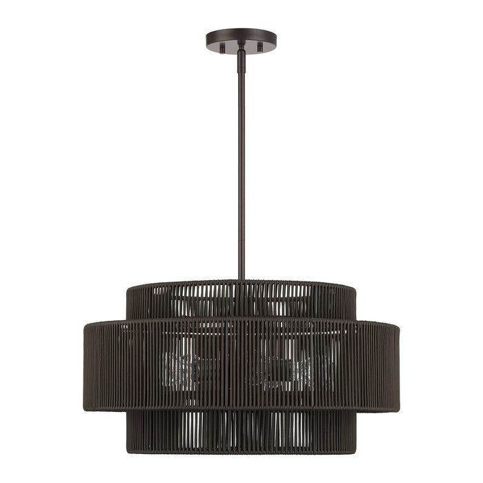 Livex Lighting - 49124-92 - Five Light Chandelier - Acordia - English Bronze