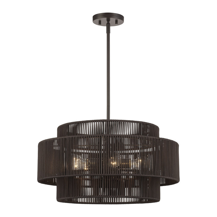 Livex Lighting - 49124-92 - Five Light Chandelier - Acordia - English Bronze
