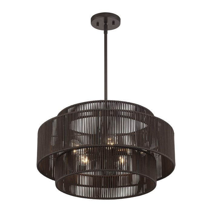 Livex Lighting - 49124-92 - Five Light Chandelier - Acordia - English Bronze