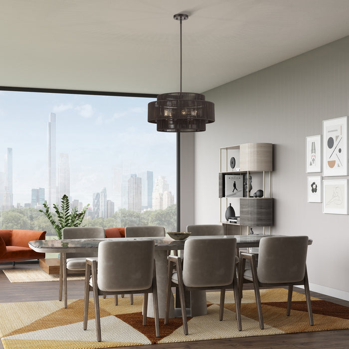 Livex Lighting - 49124-92 - Five Light Chandelier - Acordia - English Bronze