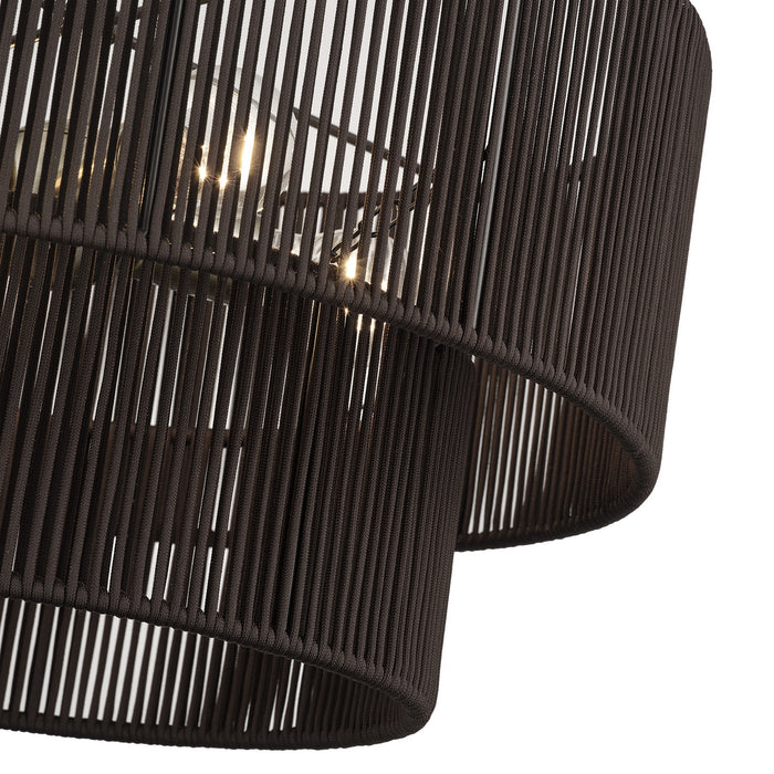 Livex Lighting - 49125-01 - Four Light Chandelier - Acordia - Antique Brass