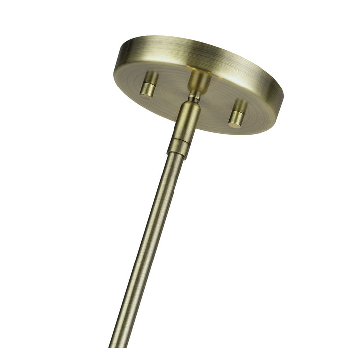 Livex Lighting - 49125-01 - Four Light Chandelier - Acordia - Antique Brass