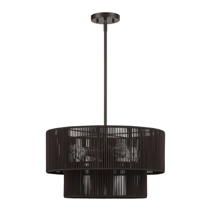 Livex Lighting - 49125-92 - Four Light Chandelier - Acordia - English Bronze
