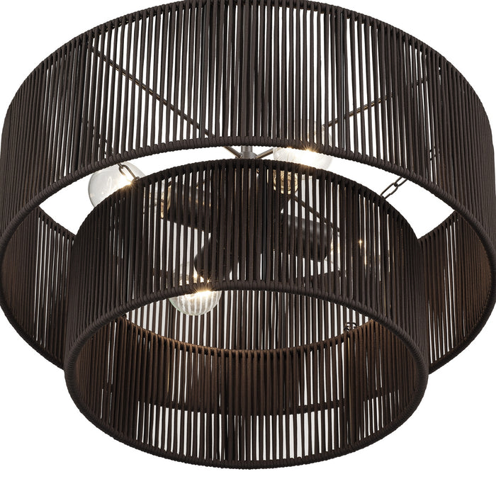 Livex Lighting - 49125-92 - Four Light Chandelier - Acordia - English Bronze