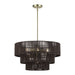 Livex Lighting - 49126-01 - Six Light Chandelier - Acordia - Antique Brass