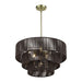 Livex Lighting - 49126-01 - Six Light Chandelier - Acordia - Antique Brass