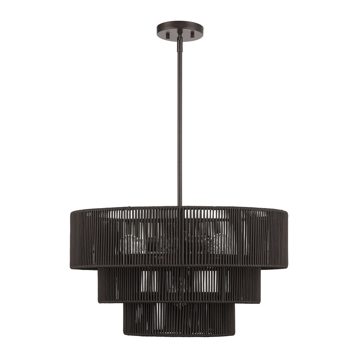 Livex Lighting - 49126-92 - Six Light Chandelier - Acordia - English Bronze