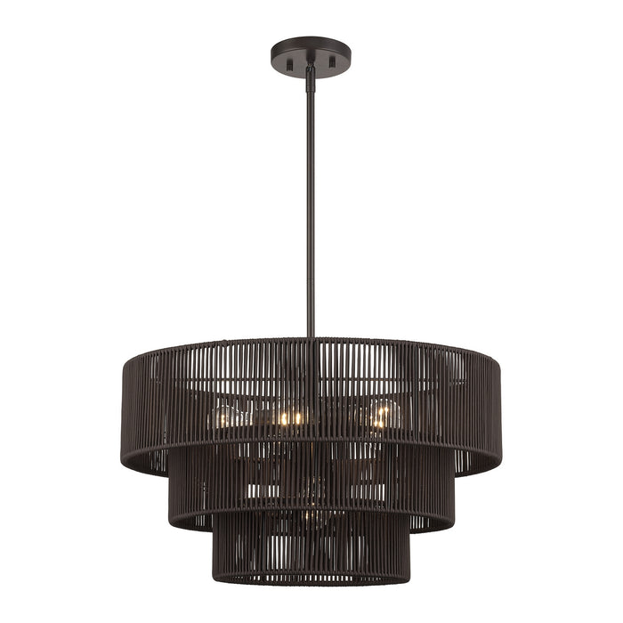 Livex Lighting - 49126-92 - Six Light Chandelier - Acordia - English Bronze