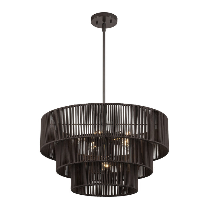 Livex Lighting - 49126-92 - Six Light Chandelier - Acordia - English Bronze