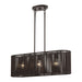 Livex Lighting - 49127-92 - Three Light Linear Chandelier - Acordia - English Bronze