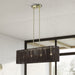 Livex Lighting - 49128-01 - Four Light Linear Chandelier - Acordia - Antique Brass