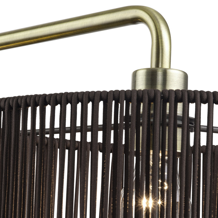 Livex Lighting - 49129-01 - Three Light Linear Chandelier - Acordia - Antique Brass