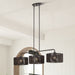 Livex Lighting - 49129-92 - Three Light Linear Chandelier - Acordia - English Bronze