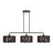 Livex Lighting - 49129-92 - Three Light Linear Chandelier - Acordia - English Bronze