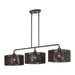 Livex Lighting - 49129-92 - Three Light Linear Chandelier - Acordia - English Bronze