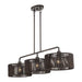 Livex Lighting - 49129-92 - Three Light Linear Chandelier - Acordia - English Bronze
