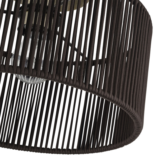 Livex Lighting - 49132-01 - One Light Semi-Flush Mount - Acordia - Antique Brass