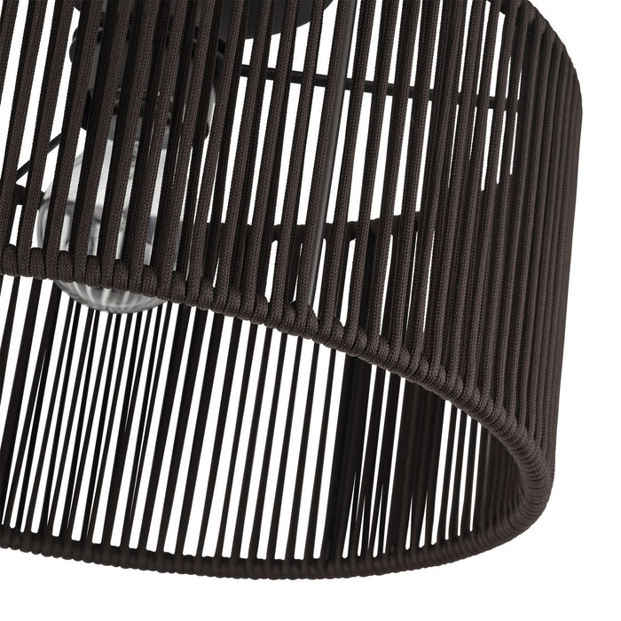 Livex Lighting - 49132-92 - One Light Semi-Flush Mount - Acordia - English Bronze